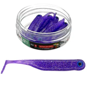 Great Fish GF1 7 cm Glitter Light Purple – guma 6 szt.