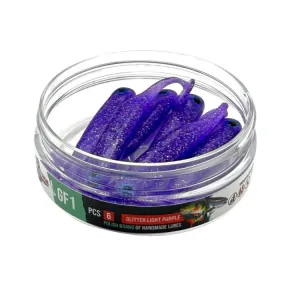 Great Fish GF1 7 cm Glitter Light Purple – guma 6 szt.