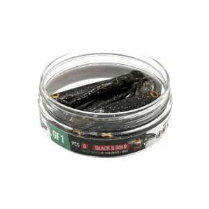 Great Fish GF1 7 cm Black&Gold – guma spinningowa 6 szt.