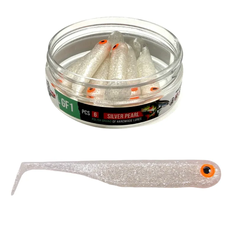 Great Fish GF1 7 cm Silver Pearl – guma spinningowa 6 szt.