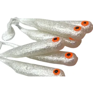 Great Fish GF1 7 cm Silver Pearl – guma spinningowa 6 szt.