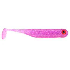 Great Fish GF1 7 cm 2,5 g Glitter Pink – guma spinningowa 6 szt.