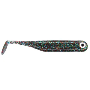 Great Fish GF1 7 cm 2,5 g Colorful Glitter – guma spinningowa 6 szt.