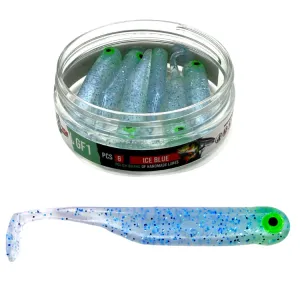 Great Fish GF1 7 cm 2,5 g Ice Blue – guma spinningowa 6 szt.