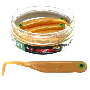 Great Fish GF1 7 cm 2,5 g Curry – guma spinningowa 6 szt.