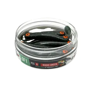 Great Fish GF1 7 cm 2,5 g Magic Green – guma spinningowa 6 szt.