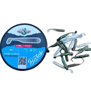 Great Fish GF1 BABY 29 mm MIX4 – mikrogumy 21 szt.
