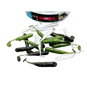 Great Fish GF1 BABY 29 mm MIX3 – mikrogumy 21 szt.