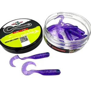 Great Fish GF1 Twister 49 mm Glitter Light Purple – 10 szt.