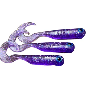 Great Fish GF1 Twister 49 mm Glitter Light Purple – 10 szt.