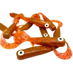 Great Fish GF1 Twister 49 mm Motor Oil Red – guma spinningowa