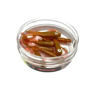 Great Fish GF1 Twister 49 mm Motor Oil Red – guma spinningowa
