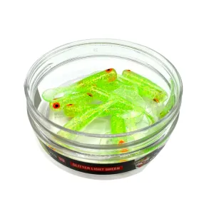 Great Fish GF1 Twister 49 mm Glitter Light Green – guma