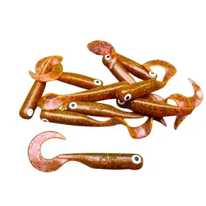 Great Fish GF1 Twister 49 mm Motor Oil Red – guma spinningowa