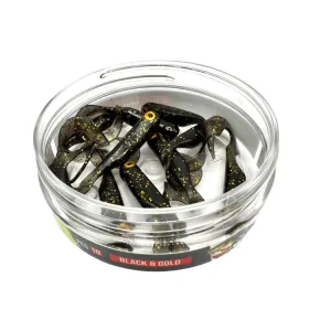 Great Fish GF1 Twister 49 mm Black&Gold – guma spinningowa