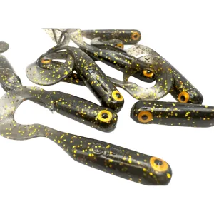 Great Fish GF1 Twister 49 mm Black&Gold – guma spinningowa