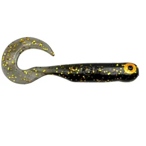 Great Fish GF1 Twister 49 mm Black&Gold – guma spinningowa