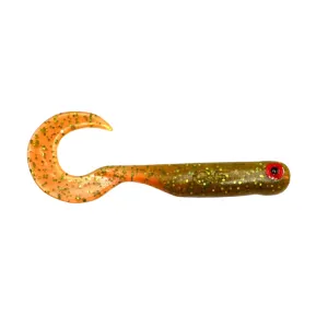 Great Fish GF1 Twister 49 mm Motor Oil Green – guma spinningowa