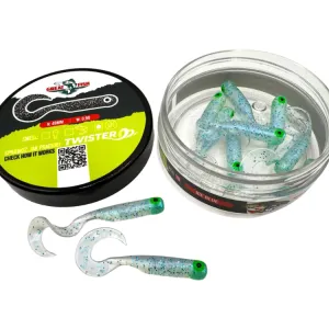 Great Fish GF1 Twister 49 mm Ice Blue – guma spinningowa DZIEJSIOK KOOPERACJA