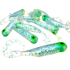 Great Fish GF1 Twister 49 mm Ice Blue – guma spinningowa DZIEJSIOK KOOPERACJA