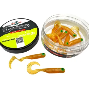 Great Fish GF1 Twister 49 mm Curry – guma spinningowa DZIEJSIOK KOOPERACJA