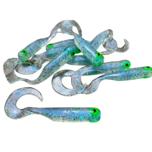 Great Fish GF1 Twister 49 mm Ice Blue – guma spinningowa DZIEJSIOK KOOPERACJA