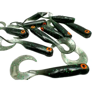 Great Fish GF1 Twister 49 mm Magic Green – guma spinningowa na okonie i sandacze