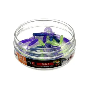 Great Fish GF1 Twister BABY 30 mm MIX2 21 szt. – mikrogumy UL