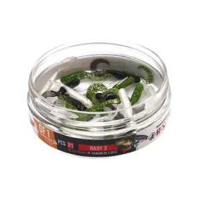 Great Fish GF1 Twister BABY 30 mm MIX3 21 szt. – guma na białoryb i okonie