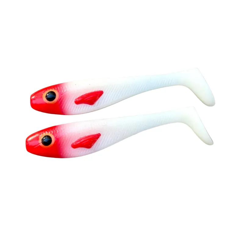 Great Fish Rocky Soft Bait Red Head 10 cm – guma spinningowa 2 szt.
