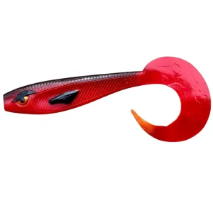 Great Fish Rocky Twister Slim Toxic Red 21 cm – duży twister 44 g