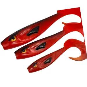 Great Fish Rocky Twister Slim Toxic Red 21 cm – duży twister 44 g