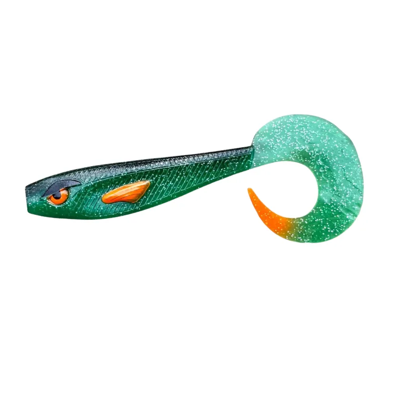 Great Fish Rocky Twister Slim Toxic Green 15 cm – twister spinningowy 19 g