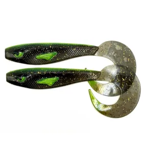 Great Fish Rocky Twister Slim Black Alien 11 cm – twister spinningowy 2 szt.