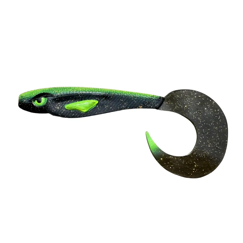 Great Fish Rocky Twister Slim Black Alien 11 cm – twister spinningowy 2 szt.
