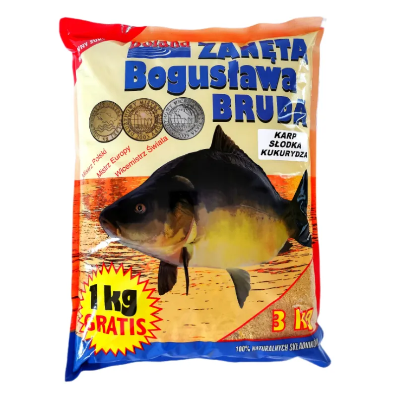 Zanęta Popularna Boland 1 kg Karp Słodka Kukurydza