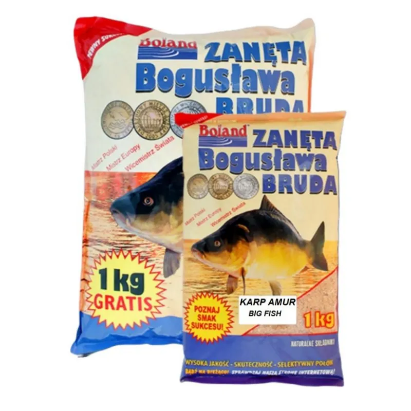 Zanęta Popularna Boland 1 kg Karp, Amur Big Fish