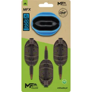 Zestaw Mikado MFX Method Feeder XL 20+30+40 g + Forma