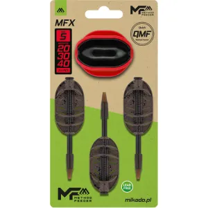 Zestaw Mikado MFX Method Feeder S 20+30+40 g + Forma