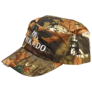 Czapka z daszkiem LED02 Camo Patrolówka Mikado z diodami LED
