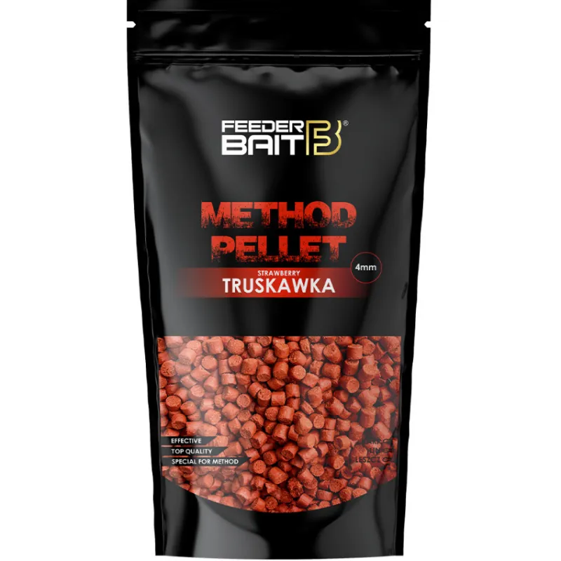 Pellet Method Pellet 4mm Truskawka Feeder Bait do Method Feeder