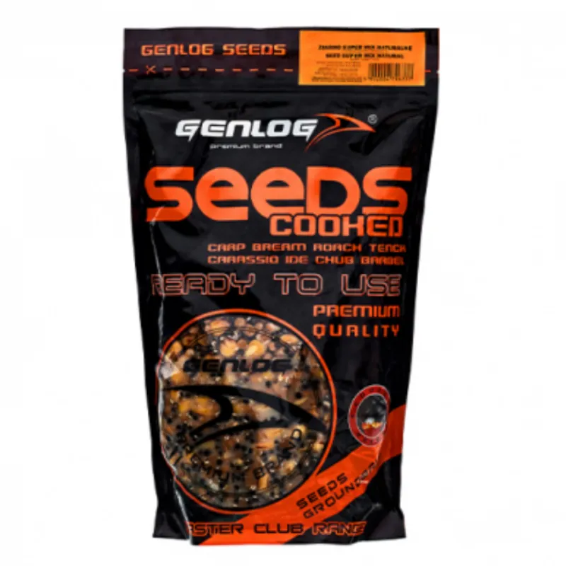 Ziarna zanętowe Genlog Ziarno Super Mix 1 kg | Cooked Seeds