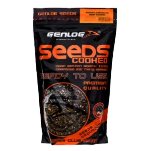 Ziarna zanętowe Genlog Konopia Naturalna 1 kg Cooked Seeds