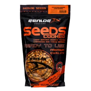 Ziarna zanętowe Genlog Kukurydza Scopex 1 kg Cooked Seeds