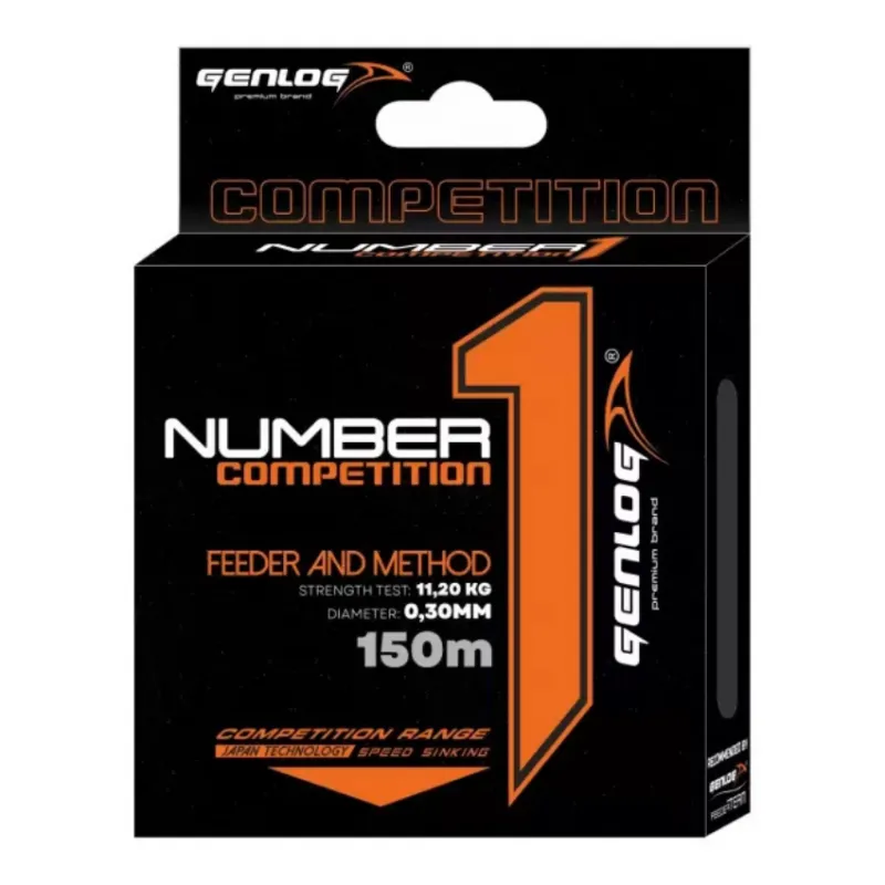 Żyłka Genlog Number One Competition 150 m 0,30 mm – tonąca