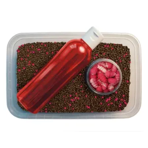 Multipack 3w1 Truskawka Feeder Bait – pellet, liquid i przynęta