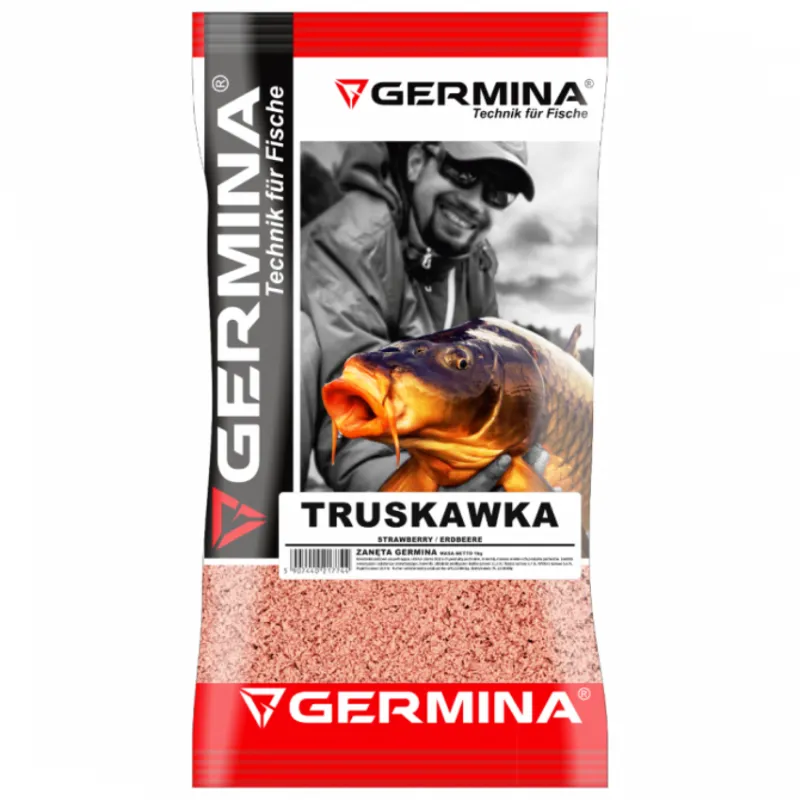 Zanęta Genlog Germina Truskawka 1 kg – Uniwersalna Zanęta Wędkarska