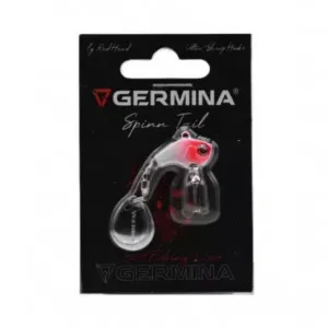 Wirujący Ogonek GERMINA Spinn Tail 10g Red HEAD na drapieżniki