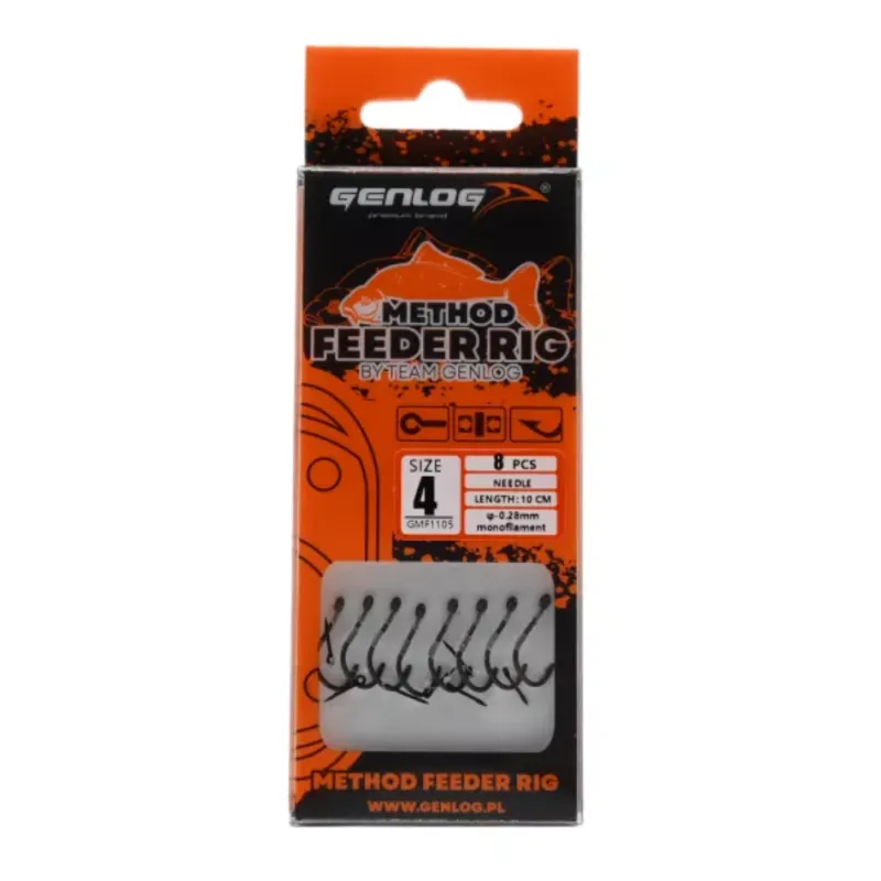 Przypon Genlog Method Feeder Igła 1105 r.10 BKK – żyłka