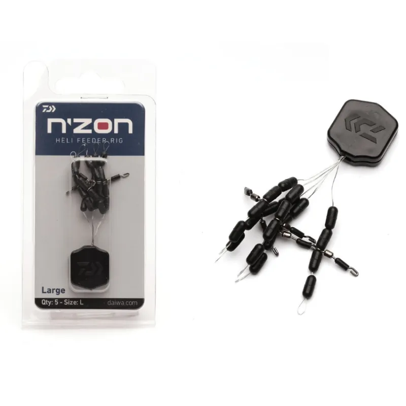 System Daiwa N'ZON Heli Feeder Rig L – szybkozłączka 5 szt.